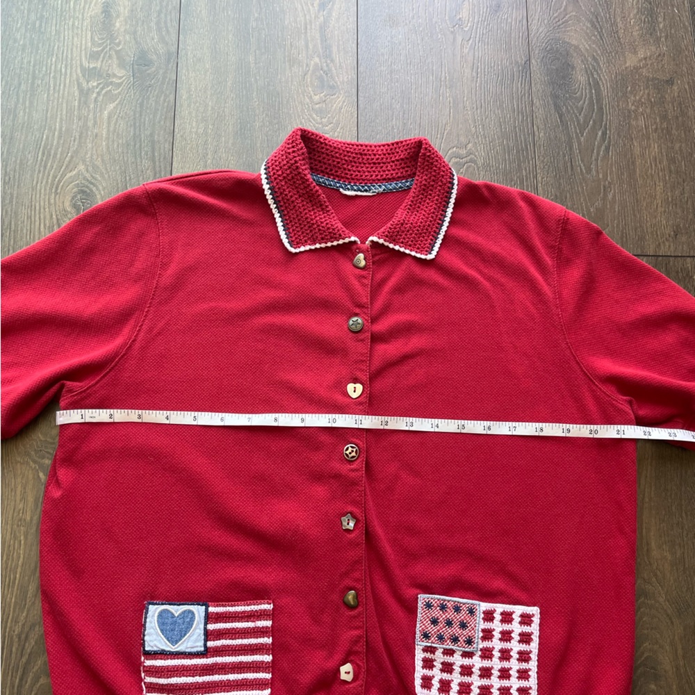 American Flag Button Down Shirt - image 7